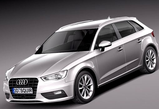 Audi A3 5 door 20143d model