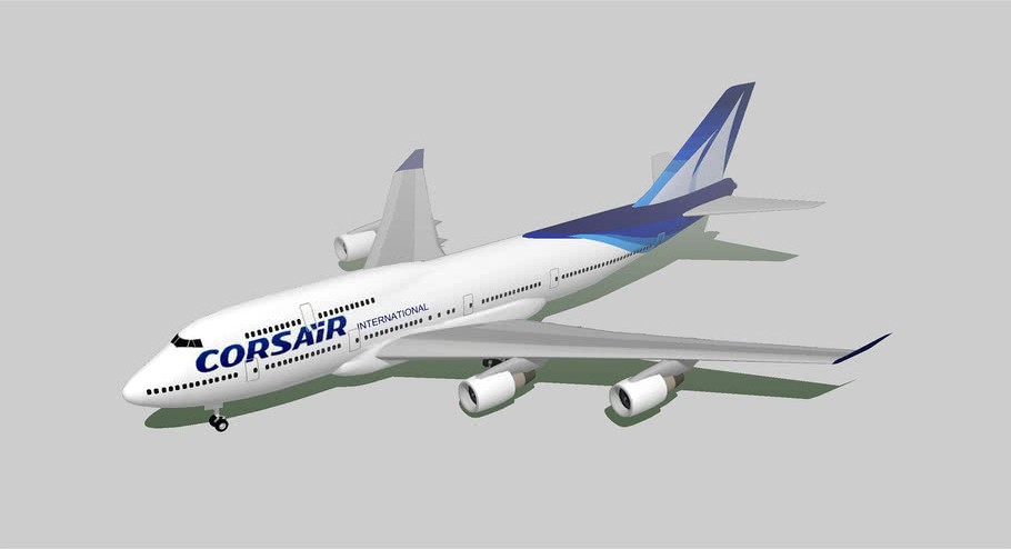 :BASIC: CorsairFly Airlines International Boeing 747-400 {8Mb OMG}