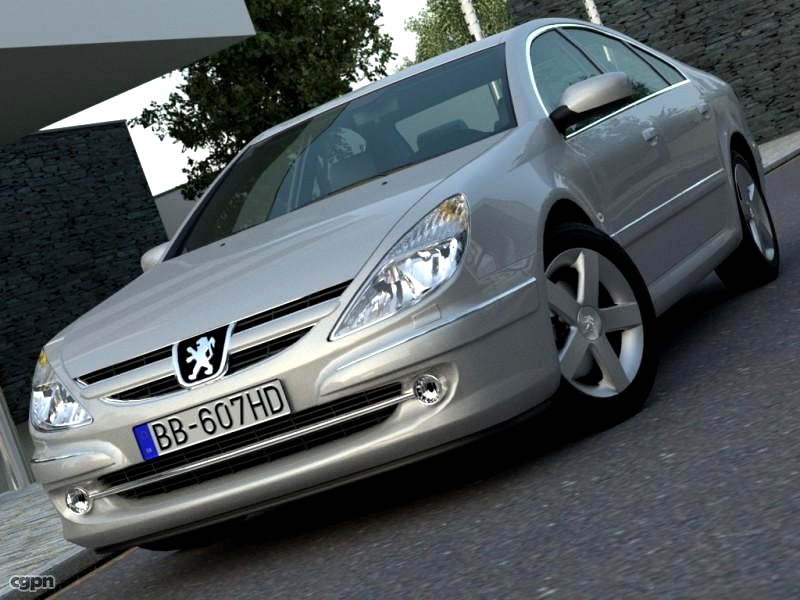 Peugeot 607 20073d model