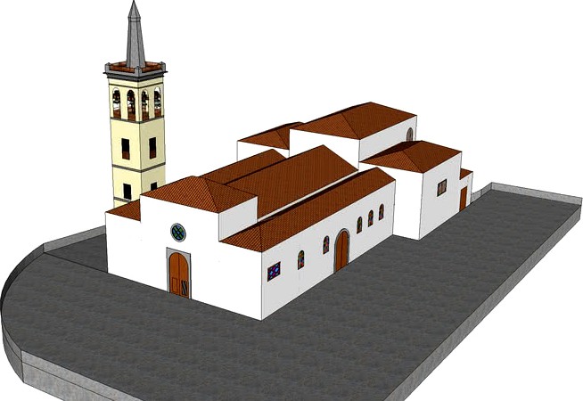 -NUEVO- Modelo de la Iglesia de Santiago Apóstol (Los Realejos)