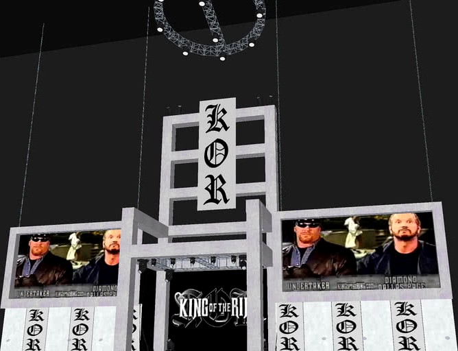 WWF King Of The Ring 2001 Stage Model