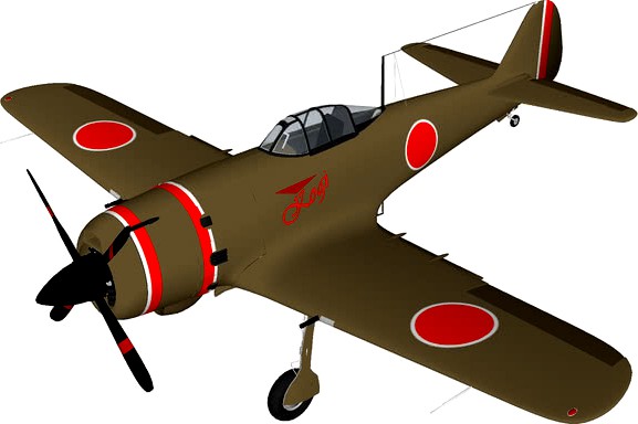 avion de chasse Nakajima Ki-84 Hayate