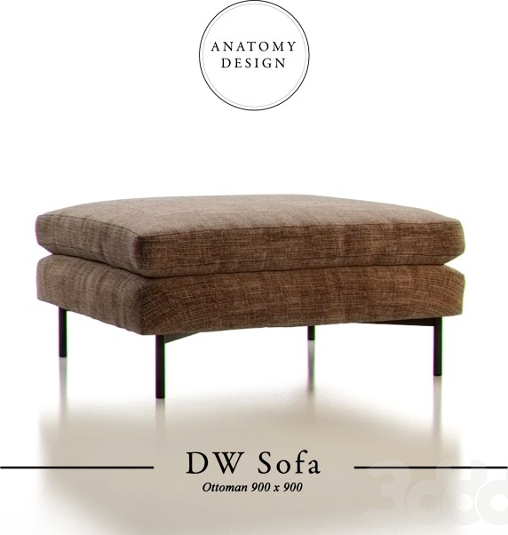 Anatomy Design - DW Sofa Ottoman