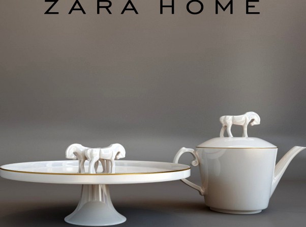 Zara home Horse Dessert Set