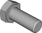 02140890 Hexagon head bolts ISO 4017 M10x25
