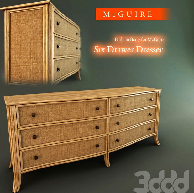 Six Drawer Dresser №832