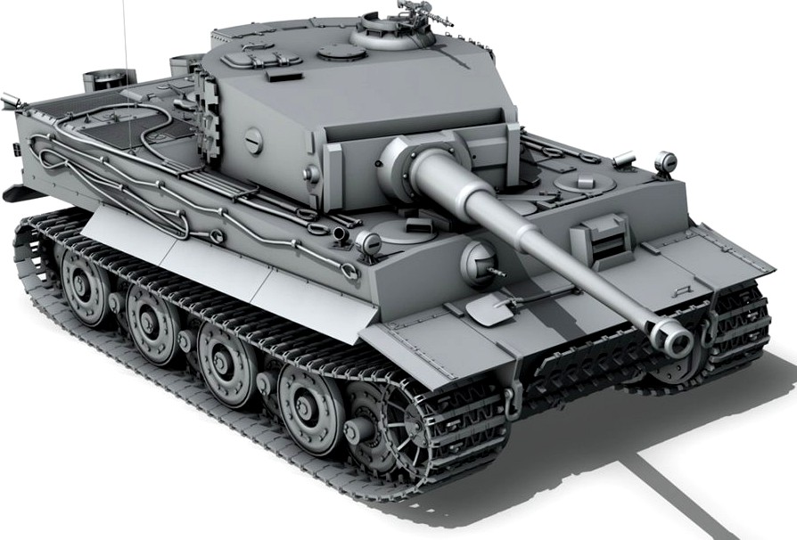Tiger - Late Production3d model