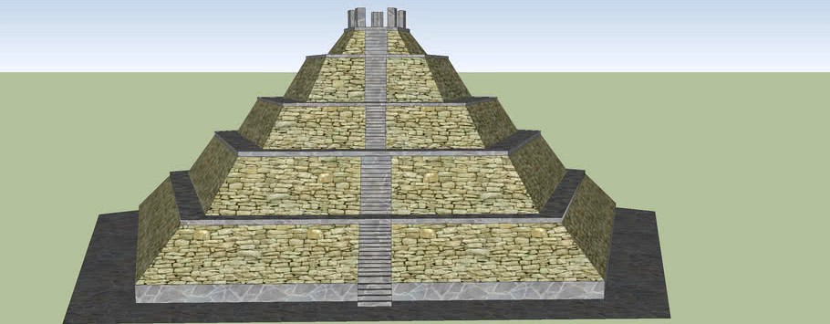 Pentagonal Step-Pyramid