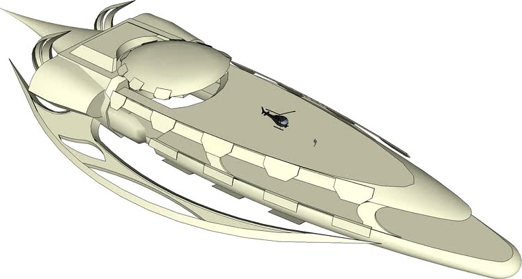 alien dropship concept (alpha build)(no textures)