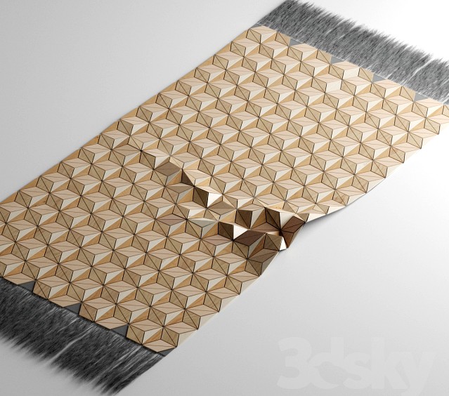 Boewer Wooden Carpet