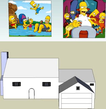 Simpsons House no texture