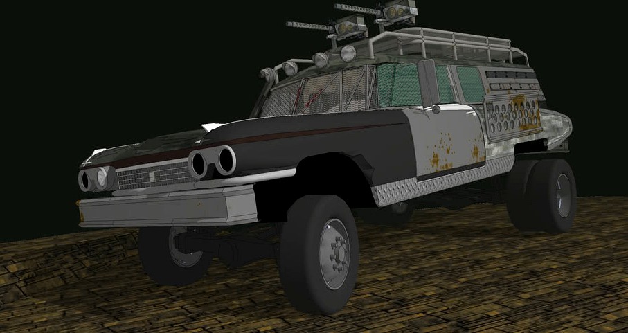 For GoldenSim's Contest - Anti zombie command vehicle