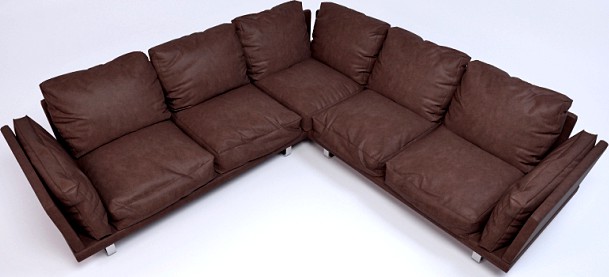 sled-base sofa