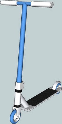 Razor Ultra Pro comlete, real dimentions, detailed