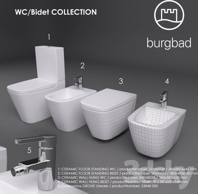 Burgbad WC/Bidet COLLECTION
