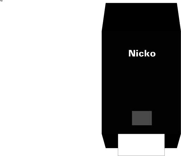Nicko Premium Soap Dispenser Black/White