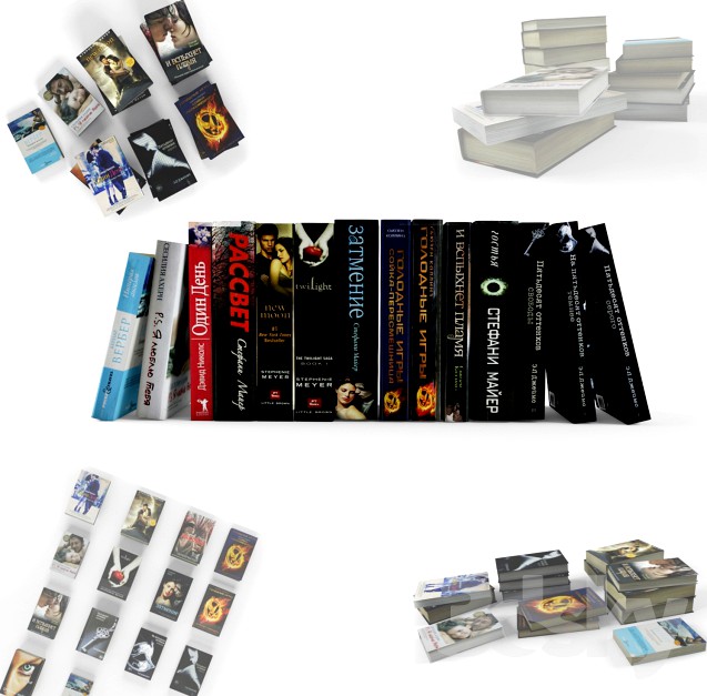 set of modern books