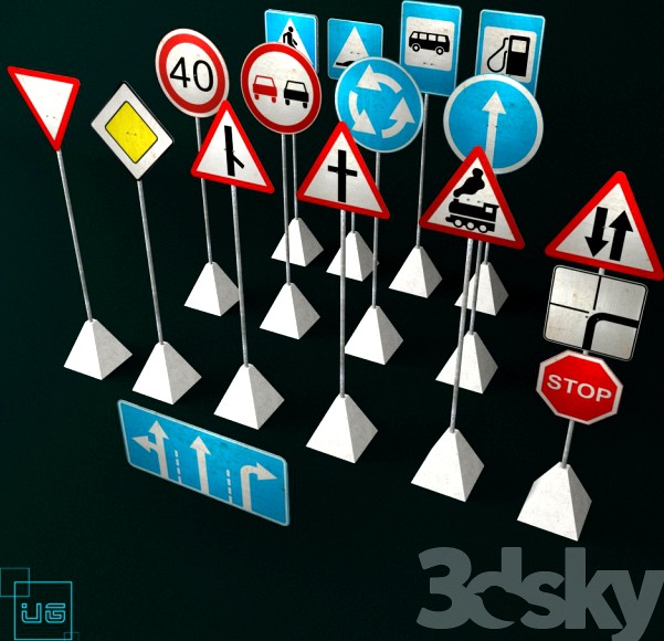 Road signs (big collection)