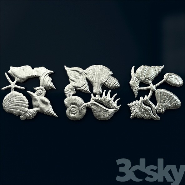 «Seashells Triptych»