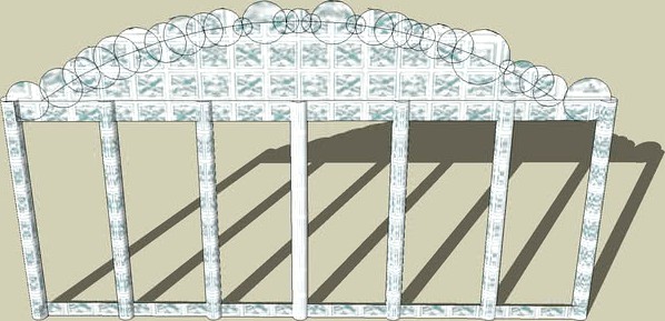 Balastrat balcony wall devider