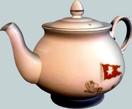 'TITANIC'... 3rd Class Tea Pot... Relic...