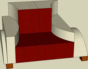 The 'Cutting Edge' Loveseat
