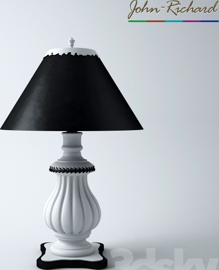 Black Comp Lamp-John Richard