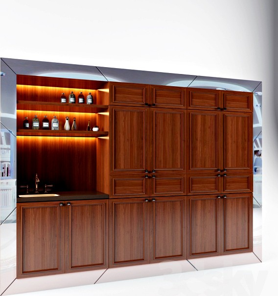 Cabinet with sink