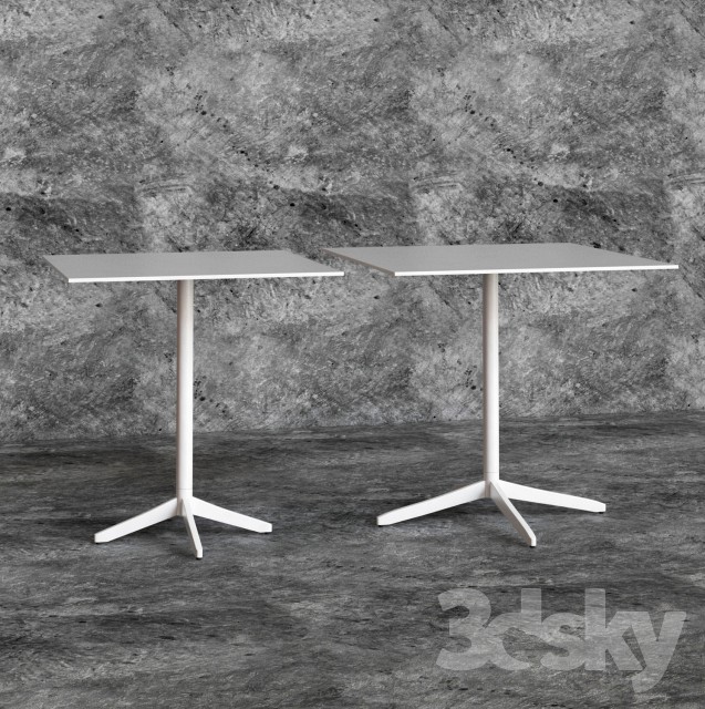 Plank MISTER X table Mod. 9510-01 (70x70) _ Mod. 9511-01 (80x80)