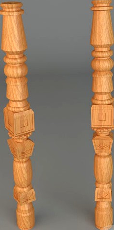 Column in the Russian style