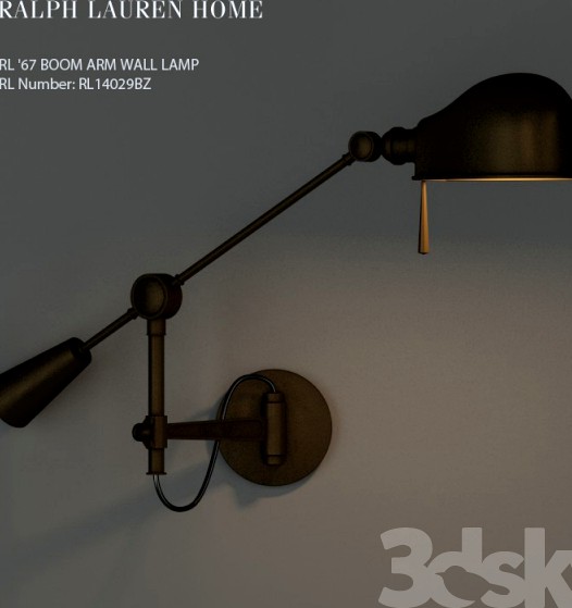 RL &amp;#39;67 BOOM ARM WALL LAMP
