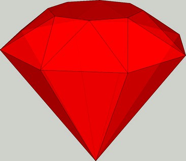 Ruby Red Gemstone