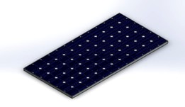 Solar panel with 72 solar cells