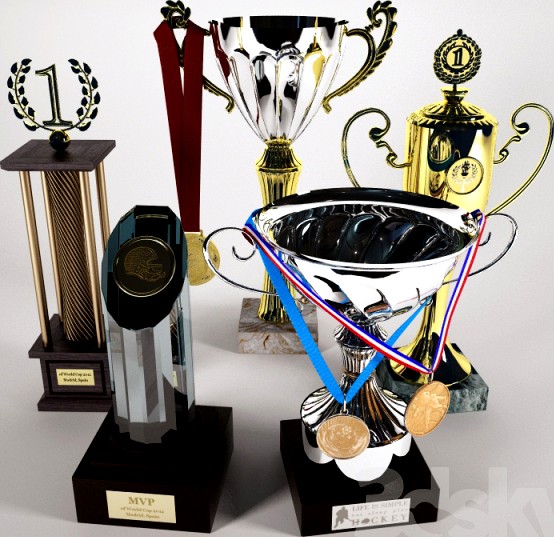 Cups and medals