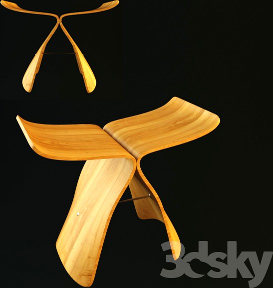 Sori Yanagi Butterfly Stool