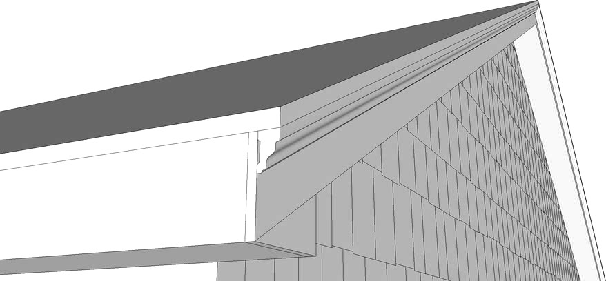 CertainTeed Rake Buildup