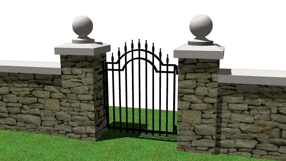 Iron Garden Gate