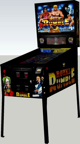 WWF Royal Rumble pinball game