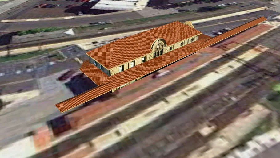 Lansdale Train Station 3d model