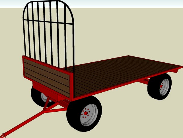 Flat trailer