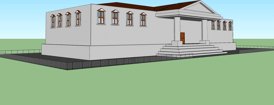 Roman Styled Building (Exterior Only)