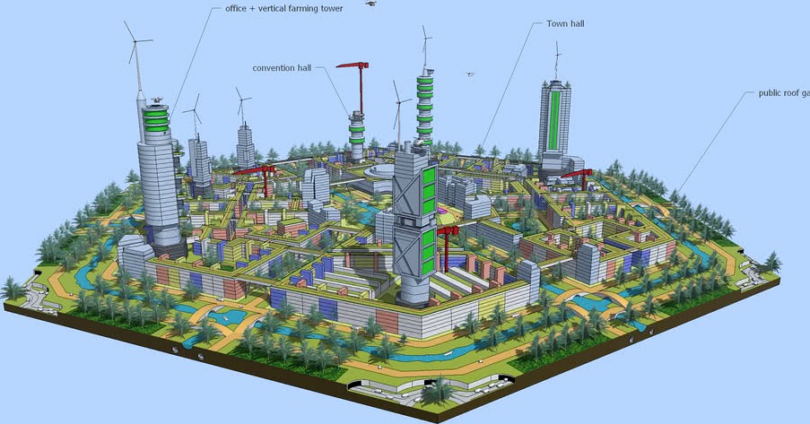 ARGO ARCHITECTS ideal future eco-city