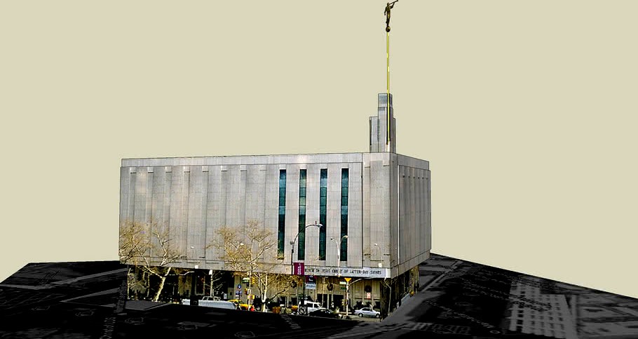 LDS. Temple Manhattan New York. Templo Mormon. 119 th operating temple.