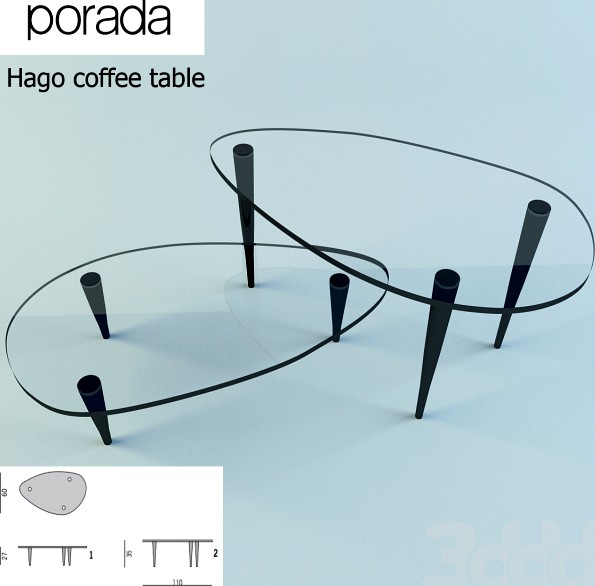 Porada Hago coffee table