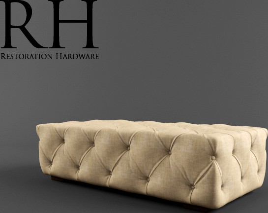 Restoration Hardware / Soho Ottoman