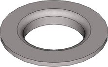 Butt welding Collar, Aluminium acc. to EN 485, EN AW 5754-0/H112, seamless, PN10, sim. to DIN 2642