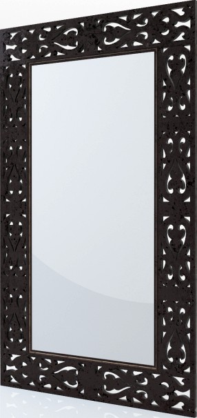 17TH C. SPANISH ARABESQUE MIRROR