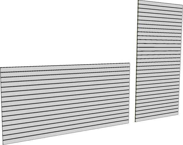 Marlite Slatwall Detail - 2000 Series