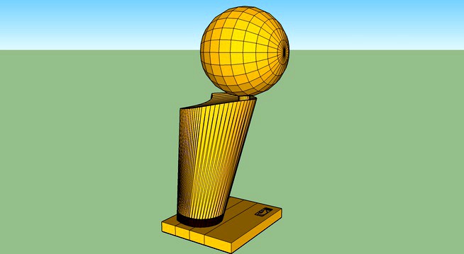 Larry O'Brien NBA Championship Trophy 3D model