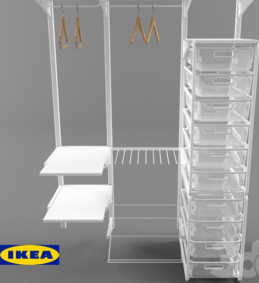 Альгот Ikea система хранения